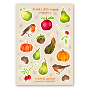 Stickers "Fruits d'Automne"